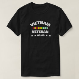 VIETNAM VETERANS TOUR OF DUTY 65-66 T-SHIRT