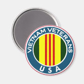 Vietnam Veterans van de VS Magneet (Voorkant / Achterkant)