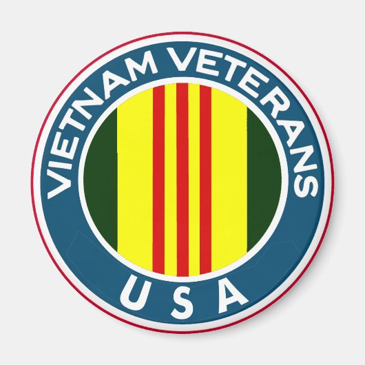Vietnam Veterans van de VS Magneet (Voorkant)