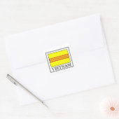 Vietnam Vierkante Sticker (Envelop)