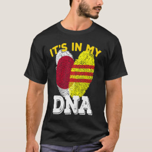 Vietnam Viet Kieu Flag Japans Japan Gemengde T-shirt