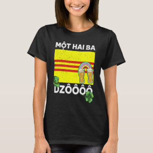 Vietnam Viet St. Patricks Day Mot Hai Ba Dzo Cheer T-shirt