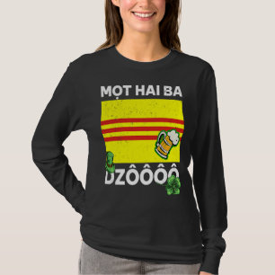 Vietnam Viet St. Patricks Day Mot Hai Ba Dzo Cheer T-shirt