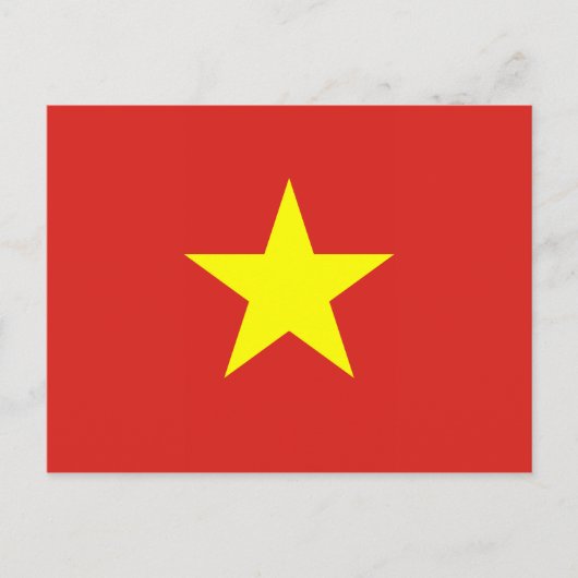 Vietnam - Vietnamese vlag Briefkaart (Voorkant)