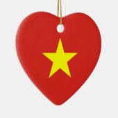 Vietnam - Vietnamese vlag Keramisch Ornament (Rechts)