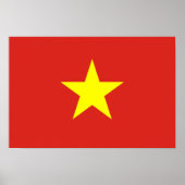 Vietnam - Vietnamese vlag Poster (Voorkant)