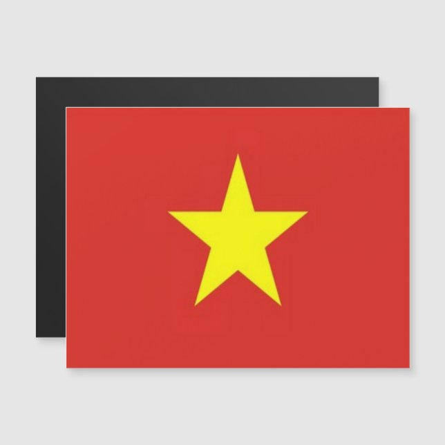 Vietnam - Vlag - (Voorkant / Achterkant)