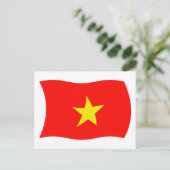 Vietnam Vlag Ansichtkaart Briefkaart (Staand voorkant)