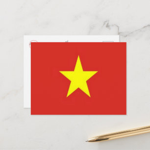 Vietnam - Vlag - Briefkaart