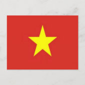Vietnam - Vlag - Briefkaart (Voorkant)