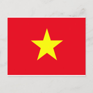 Vietnam vlag briefkaart