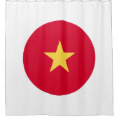 Vietnam vlag douchegordijn (Voorkant)