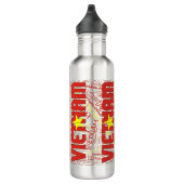 Vietnam vlag: een prachtig patriottisch waterfles  (Rechts)