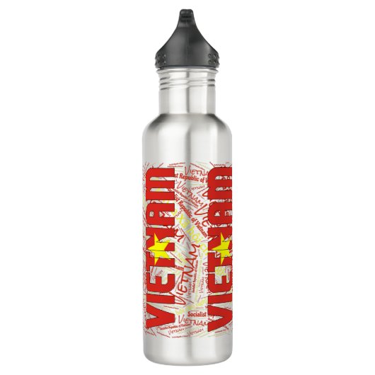 Vietnam vlag: een prachtig patriottisch waterfles  (Rechts)