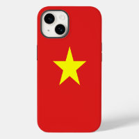 Vietnam Vlag gele Ster Iphone hoes