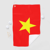 Vietnam Vlag Golf Towel Golfhanddoek (Insitu)