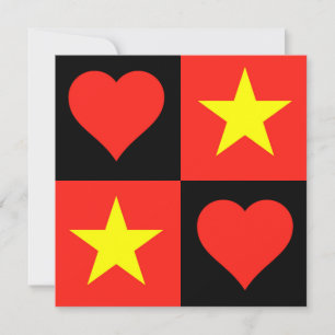 Vietnam Vlag Heart Cute Patriotic Vietnamees Kaart