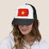 Vietnam Vlag Hoed Trucker Pet (In situ)