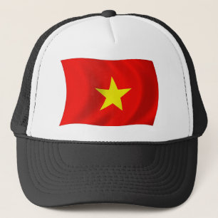 Vietnam Vlag Hoed Trucker Pet