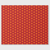Vietnam Vlag Honeycomb Wrapping Paper Cadeaupapier (Vlak)