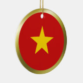 Vietnam-vlag Keramisch Ornament (Rechts)