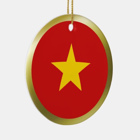 Vietnam-vlag Keramisch Ornament (Rechts)