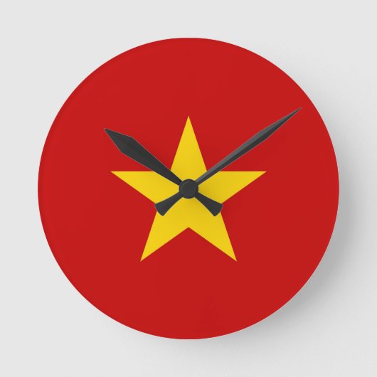 vietnam vlag klok (Voorkant)