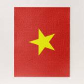 Vietnam vlag legpuzzel (Verticaal)