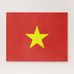 Vietnam vlag legpuzzel<br><div class="desc">Meer producten: www.zazzle.com/wowsmiley</div>