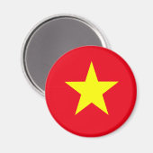 Vietnam vlag magneet (Voorkant / Achterkant)