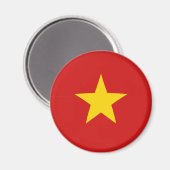 Vietnam Vlag Magneet (Voorkant / Achterkant)