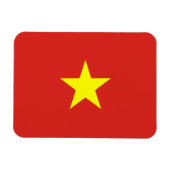 Vietnam vlag magneet (Horizontaal)