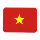 Vietnam vlag magneet (Horizontaal)