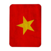 Vietnam vlag magneet (Verticaal)