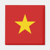 Vietnam-vlag Magnet (Voorkant)