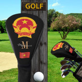 Vietnam & Vlag Monogrammed Golf Clubs Hoesjes Golfheadcover