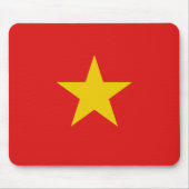 Vietnam-vlag Mousepad Muismat (Voorkant)