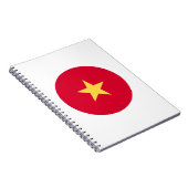 Vietnam vlag notitieboek (Rechterzijde)