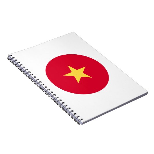 Vietnam vlag notitieboek (Rechterzijde)