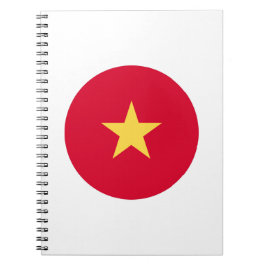 Vietnam vlag notitieboek