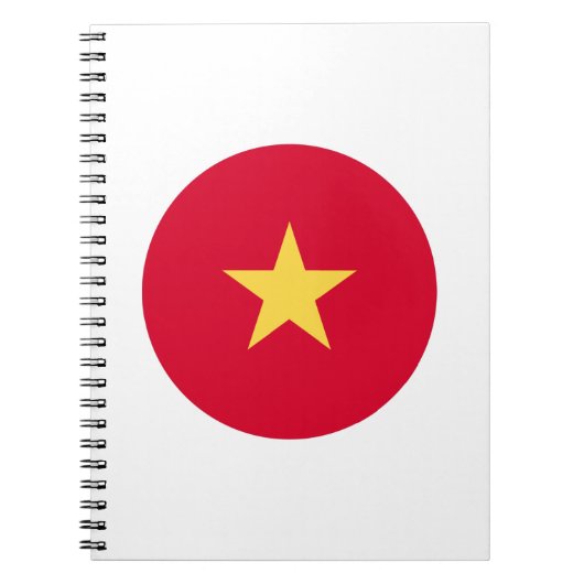 Vietnam vlag notitieboek (Voorkant)