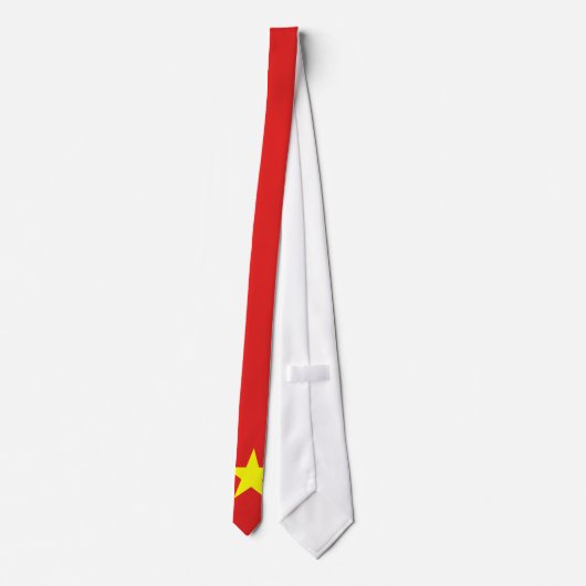 Vietnam Vlag op aangepast Stropdas (Achterkant)