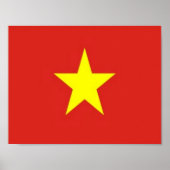 Vietnam - Vlag - Poster (Voorkant)