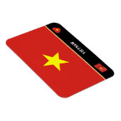 Vietnam Vlag & reizen Vietnam/Vietnam Magneet (Rechterzijde)