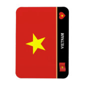 Vietnam Vlag & reizen Vietnam/Vietnam Magneet (Verticaal)