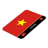 Vietnam Vlag & reizen Vietnam/Vietnam Magneet (Linkerzijde)