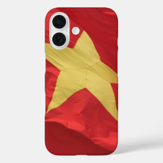 vietnam vlag rode Case-Mate iPhone case (Achterkant)