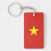 Vietnam vlag sleutelhanger (Voorkant)