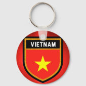 Vietnam vlag sleutelhanger (Voorkant)
