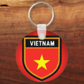 Vietnam vlag sleutelhanger (Voorkant)